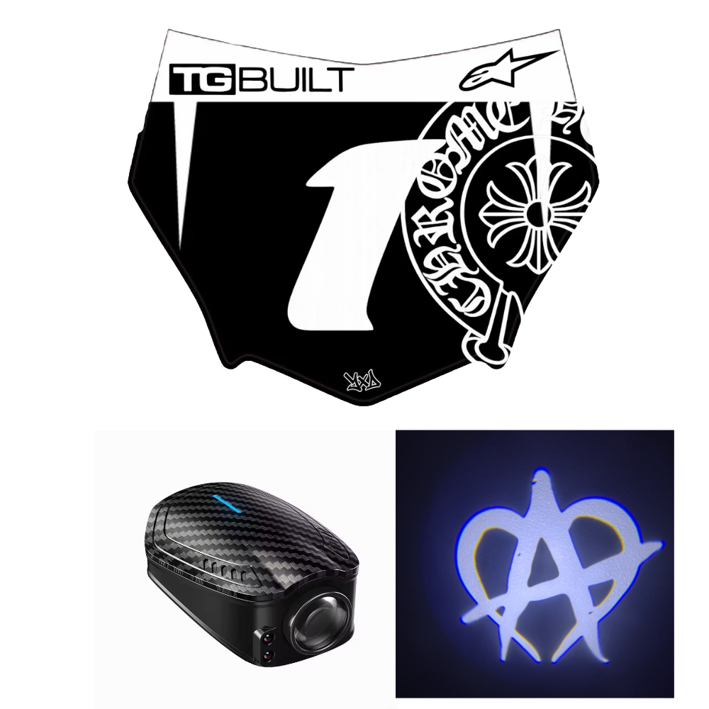 Chrome Hearts Decal + Underglow Light Bundle