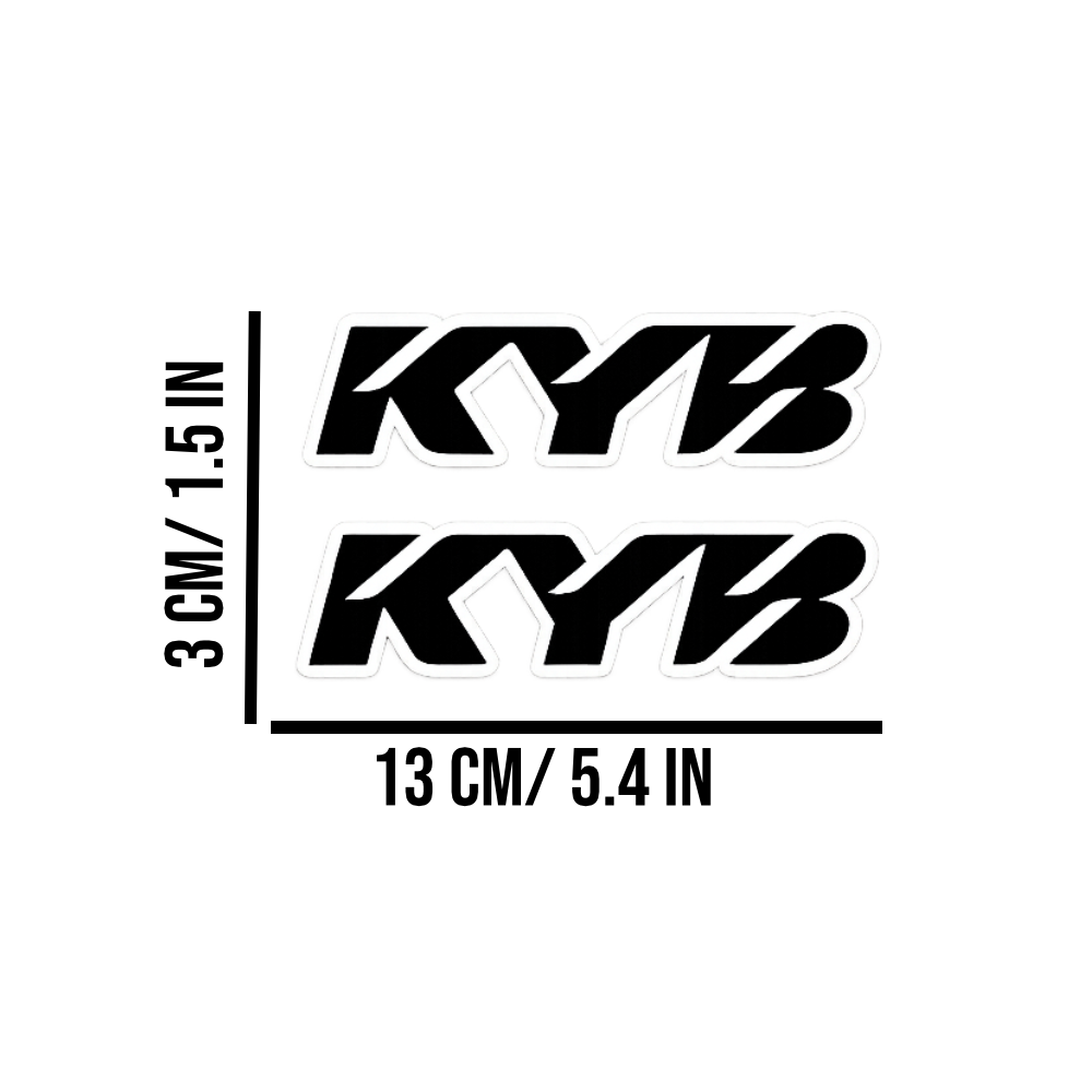 KYB Sticker Set - 2PCS SMALL SIZE