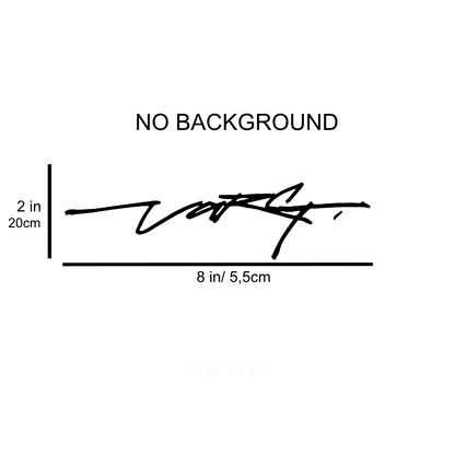 Signature Sticker Set NO BACKGROUND – 2 Pieces