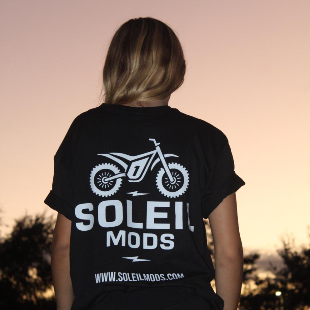 Soleil Mods Logo T-Shirt – Black