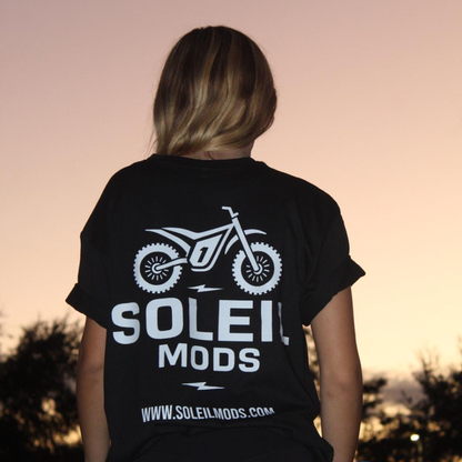 Soleil Mods Logo T-Shirt – Black