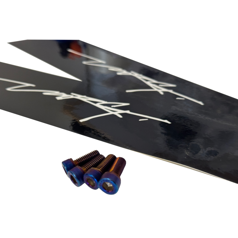 Stark Decal + Titanium Bolt Set
