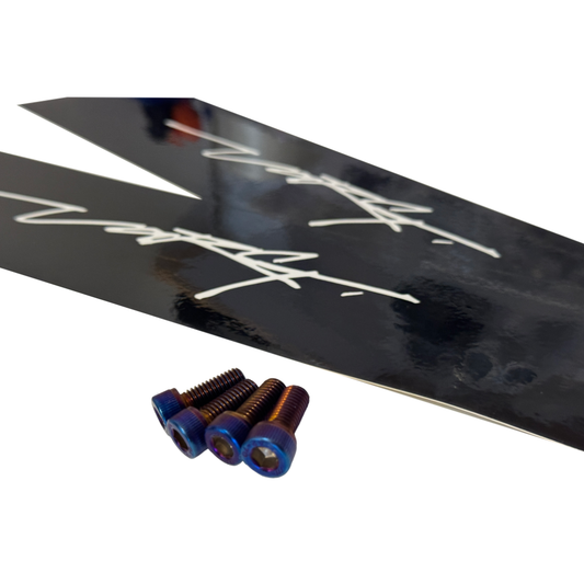 Stark Decal + Titanium Bolt Set