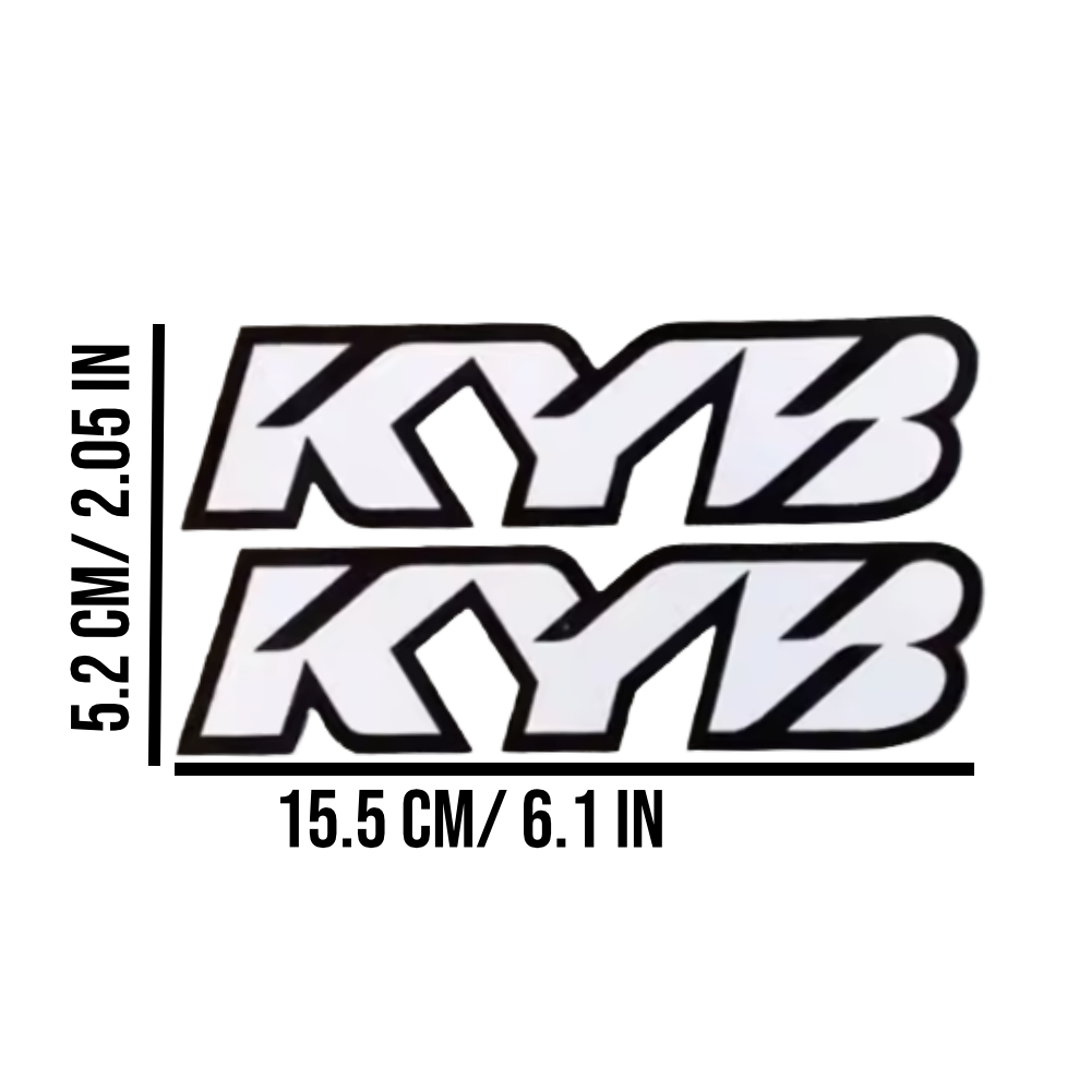 KYB Sticker Set - 2PCS LARGE SIZE