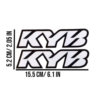 KYB Sticker Set - 2PCS LARGE SIZE